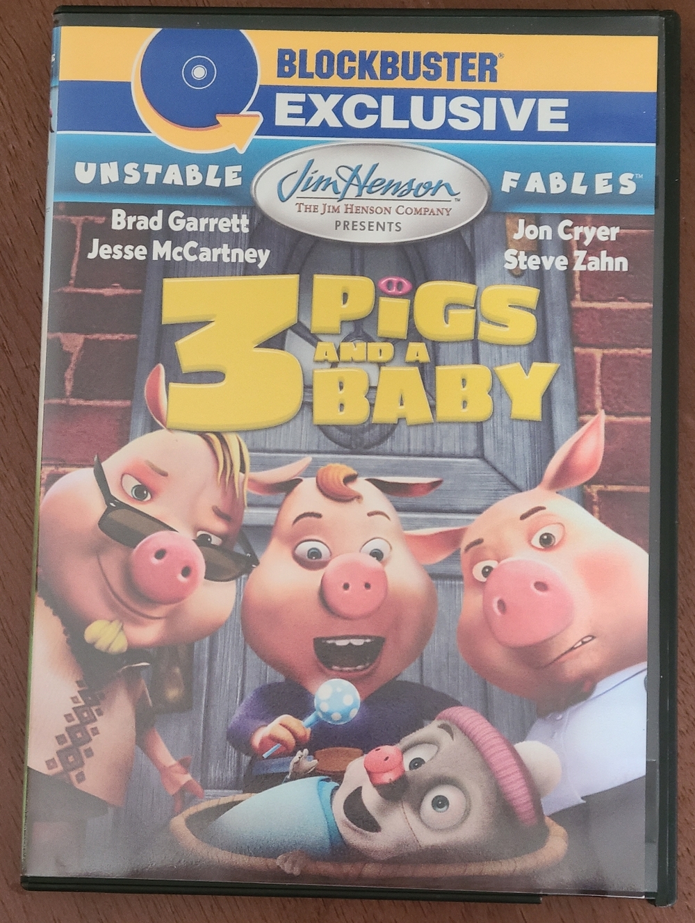 Jim Henson 3 Pigs and a Baby DVD - Unstable Fables - Three Little Pigs Tale